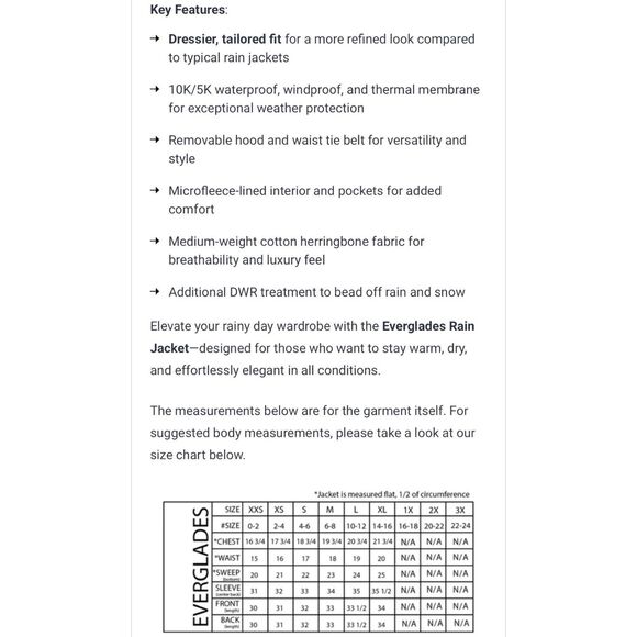 Mia Melon Everglades Jacket Womens L/XL Waterproof Elevated Raincoat Outdoors - Picture 16 of 16